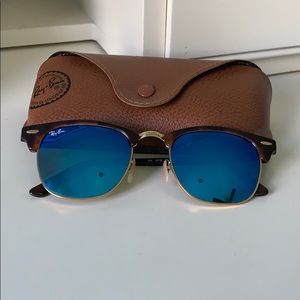 Ray-Ban Sunglasses with Blue Lenses